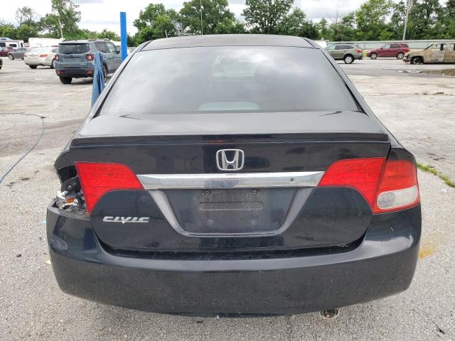 19XFA1F61AE047989 - 2010 HONDA CIVIC LX-S BLACK photo 6