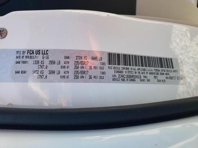 2C4RC1BG8HR524318 - 2017 CHRYSLER PACIFICA TOURING L 白色 照片 14