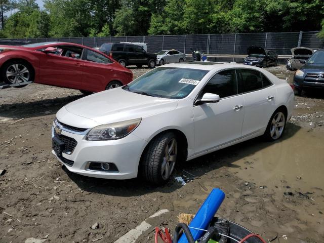 1G11G5SX5FF173664 - 2015 CHEVROLET MALIBU LTZ WHITE photo 1