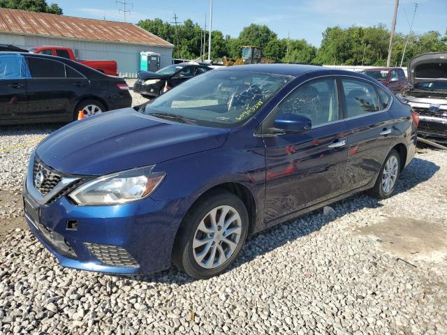 3N1AB7AP1JL641944 - 2018 NISSAN SENTRA S BLUE photo 1