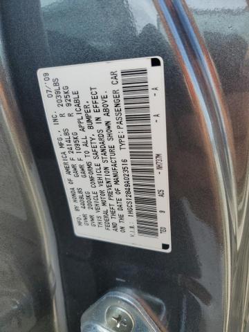 1HGCS12849A023516 - 2009 HONDA ACCORD EXL GRAY photo 13