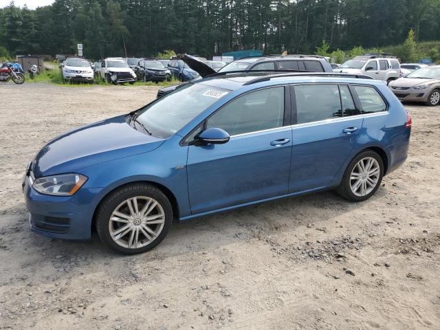 3VWC17AU1GM522466 - 2016 VOLKSWAGEN GOLF SPORT S BLUE photo 1