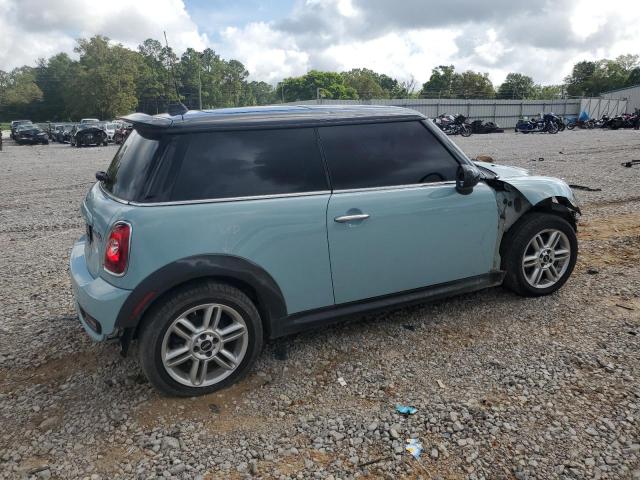 WMWSV3C51DT394127 - 2013 MINI COOPER S TURQUOISE photo 3