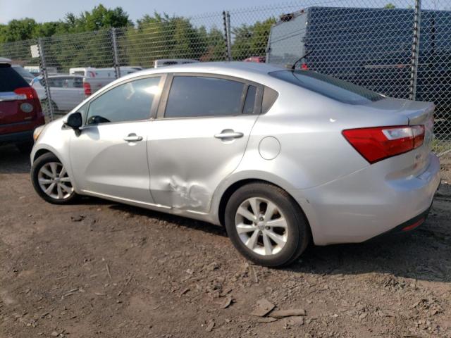 KNADN4A32C6082363 - 2012 KIA RIO EX SILVER photo 2