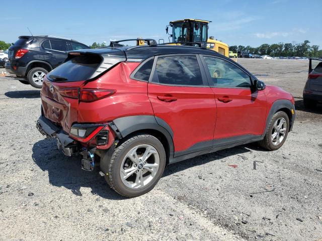 KM8K62AB4NU902441 - 2022 HYUNDAI KONA SEL RED photo 3