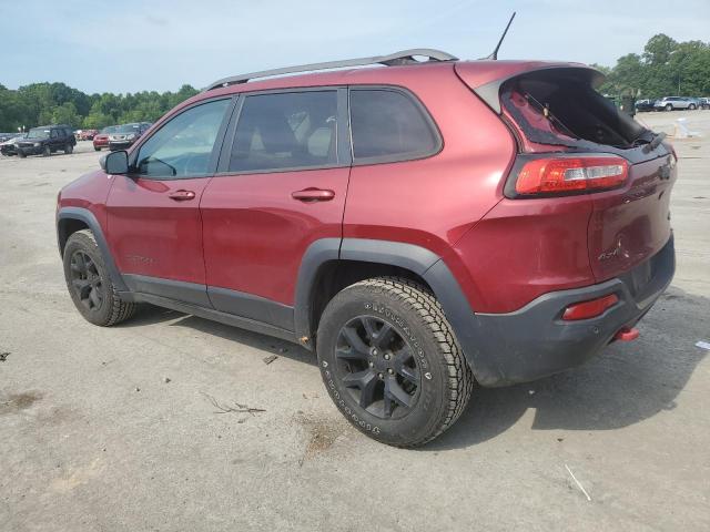 1C4PJMBS3FW609641 - 2015 JEEP CHEROKEE TRAILHAWK BURGUNDY photo 2