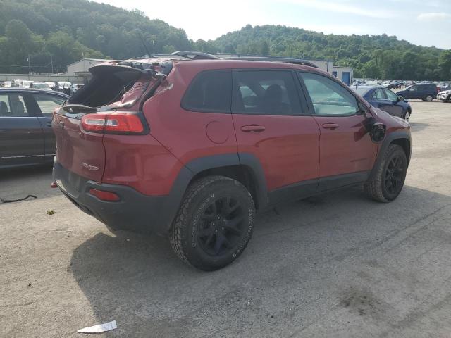 1C4PJMBS3FW609641 - 2015 JEEP CHEROKEE TRAILHAWK BURGUNDY photo 3