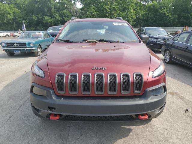 1C4PJMBS3FW609641 - 2015 JEEP CHEROKEE TRAILHAWK BURGUNDY photo 5