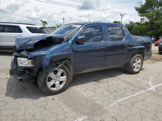 5FPYK1F58BB001463 - 2011 HONDA RIDGELINE RTL BLUE photo 1