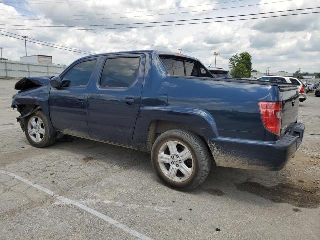 5FPYK1F58BB001463 - 2011 HONDA RIDGELINE RTL BLUE photo 2