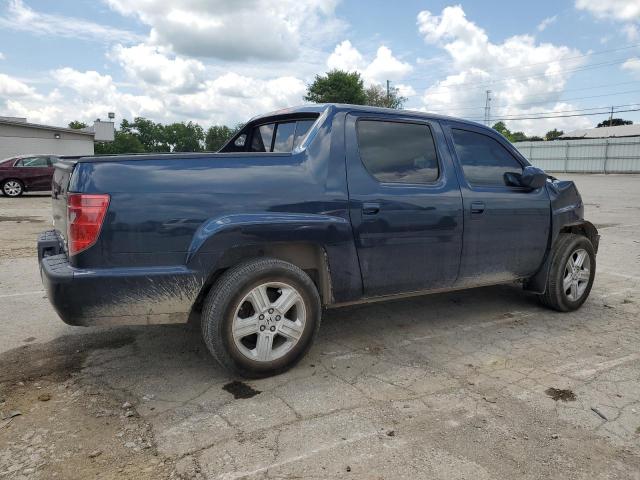 5FPYK1F58BB001463 - 2011 HONDA RIDGELINE RTL BLUE photo 3