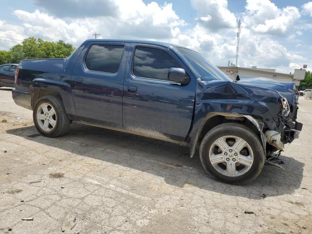 5FPYK1F58BB001463 - 2011 HONDA RIDGELINE RTL BLUE photo 4