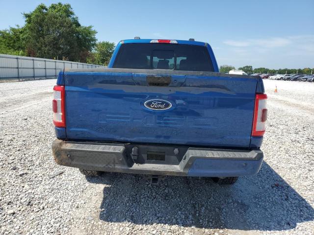 1FTFW1E54PKE42328 - 2023 FORD F150 SUPERCREW BLUE photo 6