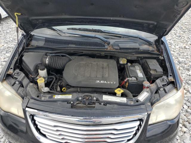 2A4RR8DGXBR665946 - 2011 CHRYSLER TOWN & COU TOURING L BLACK photo 12