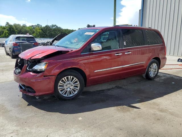 2C4RC1GG5ER110904 - 2014 CHRYSLER TOWN & COU LIMITED BURGUNDY photo 1