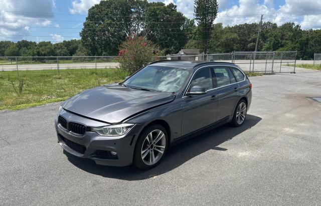 WBA8K3C38HA022948 - 2017 BMW 330 XI Сірий фото 2