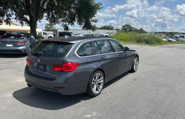 WBA8K3C38HA022948 - 2017 BMW 330 XI Сірий фото 4