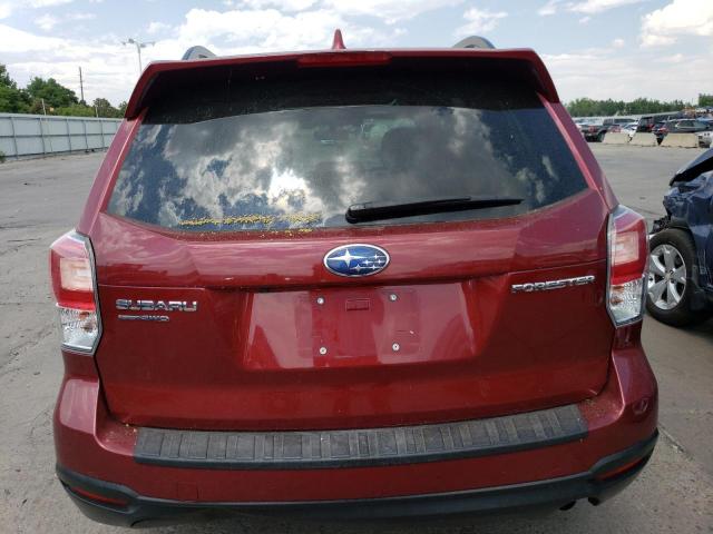 JF2SJAGC9JH486694 - 2018 SUBARU FORESTER 2.5I PREMIUM BURGUNDY photo 6