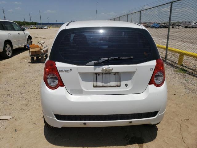 KL1TD6DE1BB254003 - 2011 CHEVROLET AVEO LS WHITE photo 6