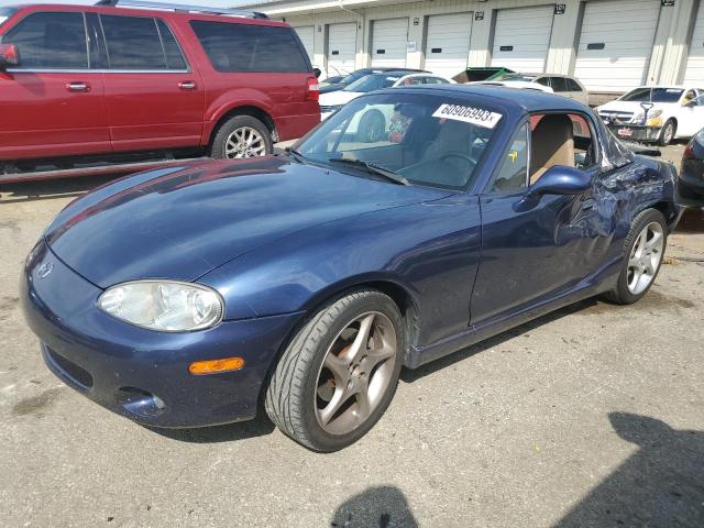 JM1NB353810216569 - 2001 MAZDA MX-5 MIATA BASE BLUE photo 1
