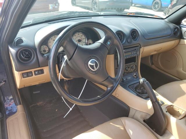 JM1NB353810216569 - 2001 MAZDA MX-5 MIATA BASE BLUE photo 8