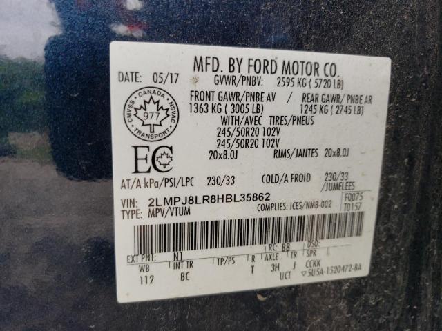 2LMPJ8LR8HBL35862 - 2017 LINCOLN MKX RESERVE Көк фото 13