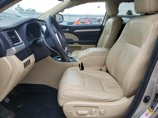 5TDJKRFH4GS226632 - 2016 TOYOTA HIGHLANDER XLE BEIGE photo 7