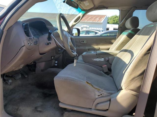 5TBBT44171S194396 - 2001 TOYOTA TUNDRA ACCESS CAB წითელი ფოტო 7