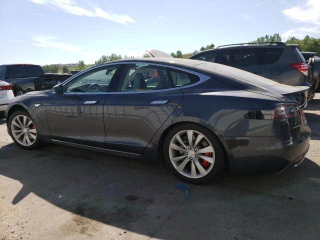 5YJSA1H13EFP56861 - 2014 TESLA MODEL S 灰色 照片 2