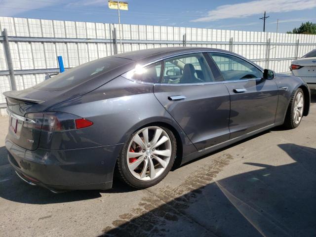5YJSA1H13EFP56861 - 2014 TESLA MODEL S 灰色 照片 3