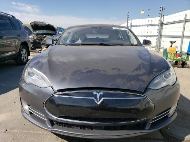 5YJSA1H13EFP56861 - 2014 TESLA MODEL S 灰色 照片 5