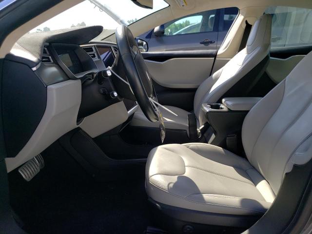 5YJSA1H13EFP56861 - 2014 TESLA MODEL S 灰色 照片 7