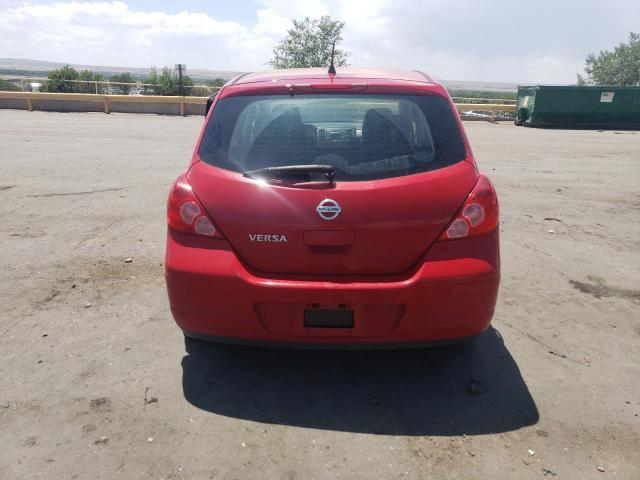 3N1BC1CP3CK813833 - 2012 NISSAN VERSA S RED photo 6