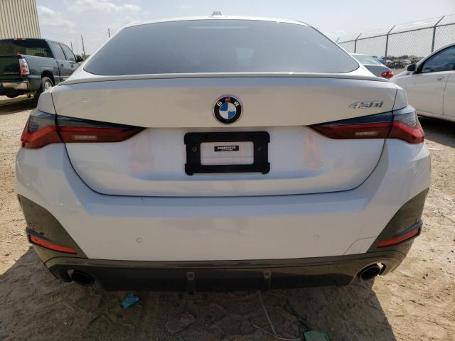 WBA63AV05NFM92820 - 2022 BMW 430I GRAN COUPE WHITE photo 6