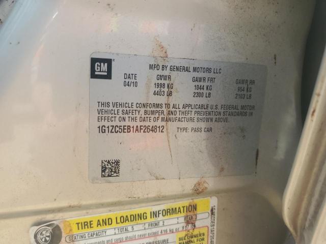 1G1ZC5EB1AF264812 - 2010 CHEVROLET MALIBU 1LT 棕色 照片 12