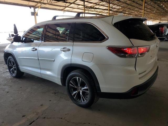 5TDKKRFH7GS138971 - 2016 TOYOTA HIGHLANDER XLE WHITE photo 2