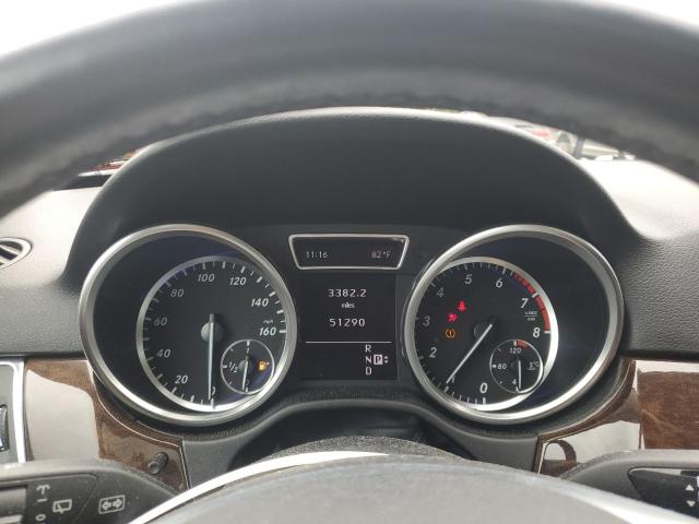 4JGDA5HB9CA003457 - 2012 MERCEDES-BENZ ML 350 4MATIC SILVER photo 9