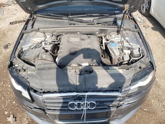 WAUAFAFL7CN019708 - 2012 AUDI A4 PREMIUM GRAY photo 11