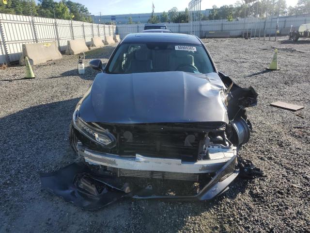 1HGCV1F50JA148203 - 2018 HONDA ACCORD EXL GRAY photo 5