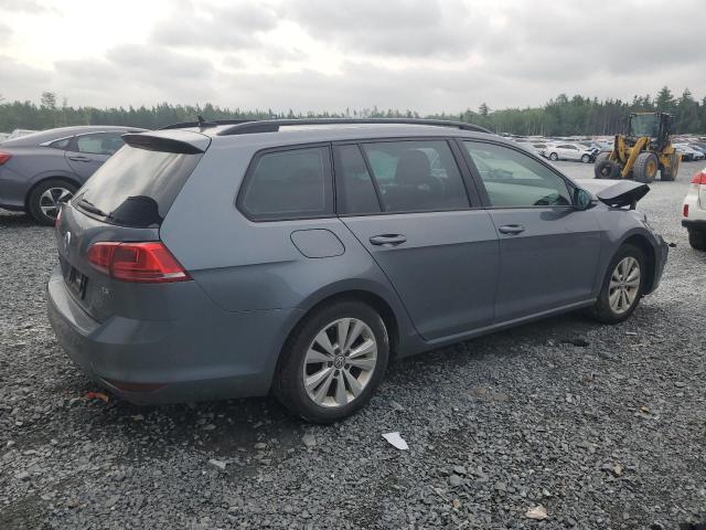 3VWA17AU9GM518544 - 2016 VOLKSWAGEN GOLF SPORT S GRAY photo 3