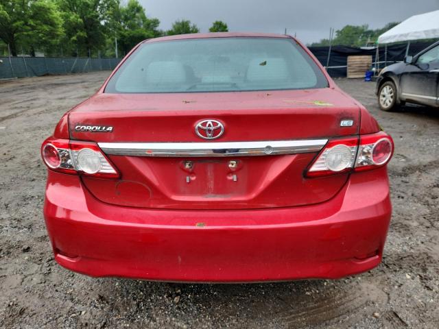 5YFBU4EE6DP085611 - 2013 TOYOTA COROLLA BASE Червоний фото 6