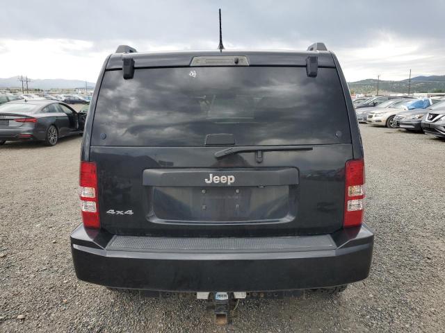 1C4PJMAK4CW115883 - 2012 JEEP LIBERTY SPORT BLACK photo 6