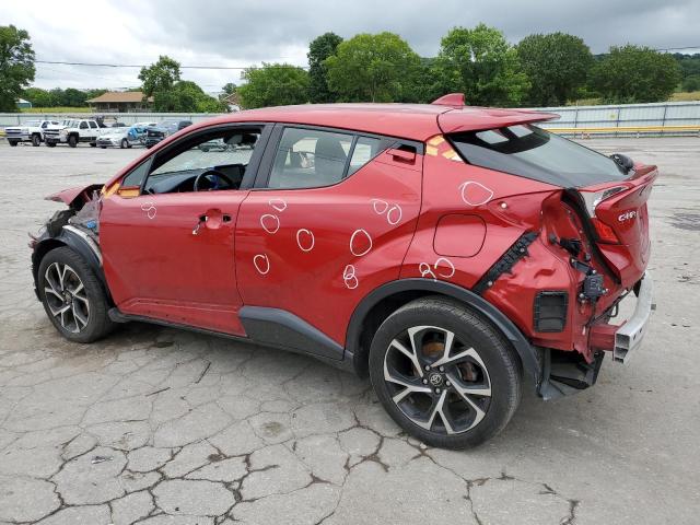 JTNKHMBX6L1083561 - 2020 TOYOTA C-HR XLE RED photo 2