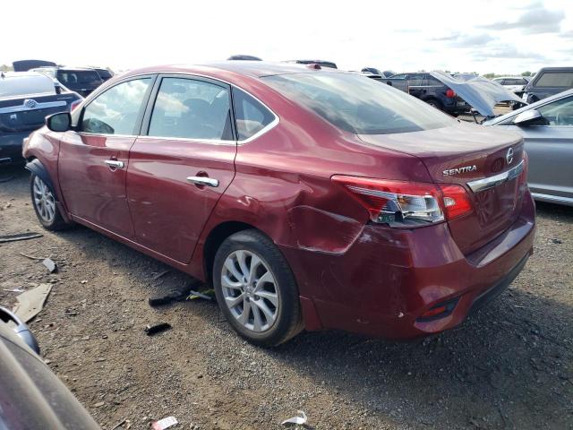 3N1AB7AP9KY219618 - 2019 NISSAN SENTRA S RED photo 2