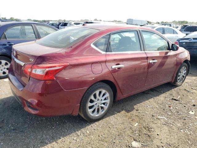 3N1AB7AP9KY219618 - 2019 NISSAN SENTRA S RED photo 3