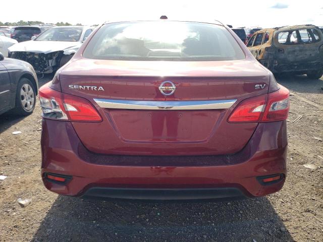 3N1AB7AP9KY219618 - 2019 NISSAN SENTRA S RED photo 6