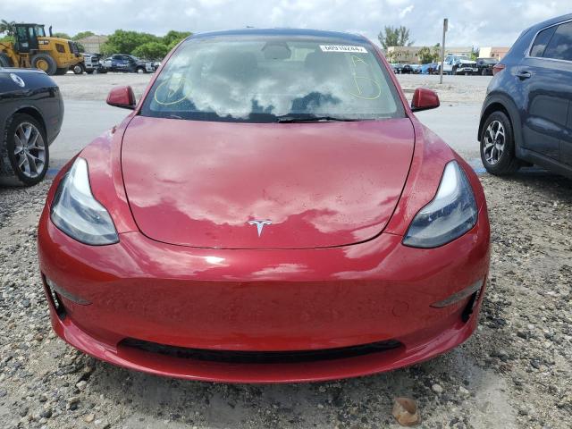 5YJ3E1EA8PF448424 - 2023 TESLA MODEL 3 RED photo 5