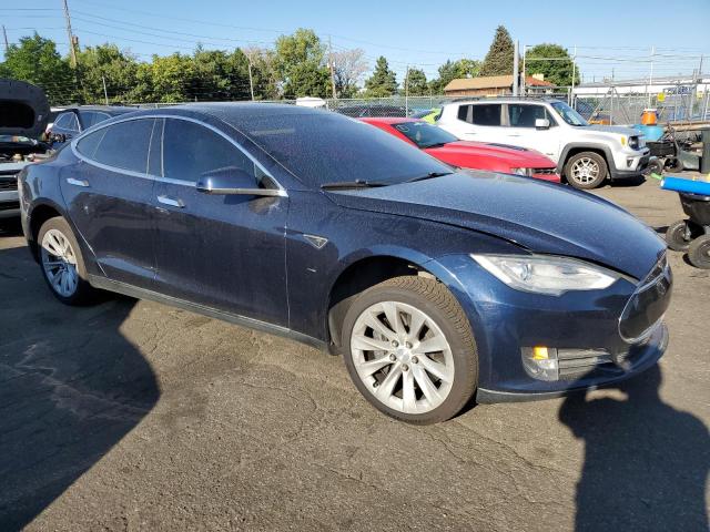 5YJSA1CP5DFP06697 - 2013 TESLA MODEL S BLUE photo 4