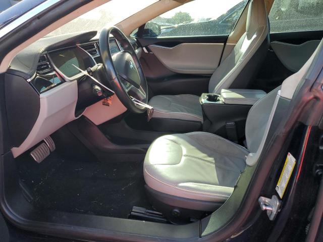 5YJSA1CP5DFP06697 - 2013 TESLA MODEL S BLUE photo 7