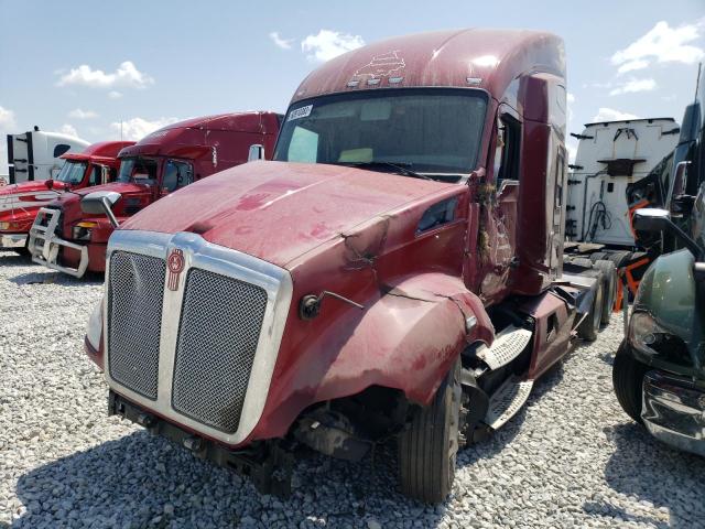 1XKYD49X5NJ492920 - 2022 KENWORTH CONSTRUCTI T680 MAROON photo 2